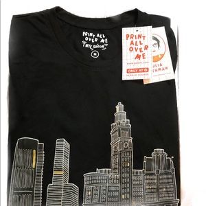 NYC T-shirt Print All Over Me NYC Skyline